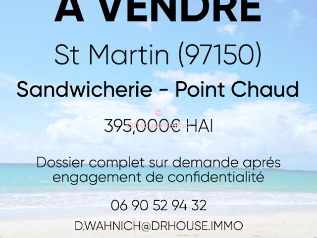 Vente Fond de commerce 146 m2 Saint Martin