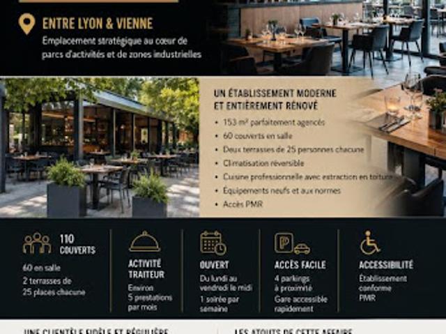 Vente Fond de commerce 153 m2 Chasse sur Rhône