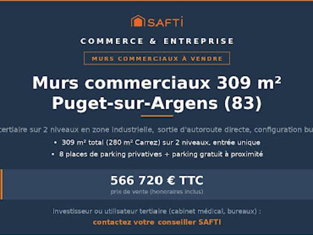 Vente Fond de commerce 16 pièces 309 m2 Puget sur Argens