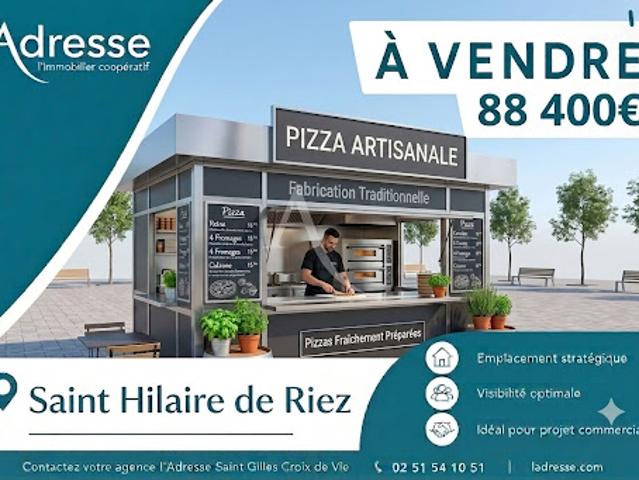 Vente Fond de commerce 18 m2 Saint Hilaire de Riez