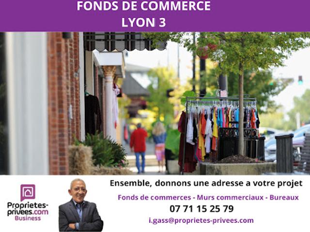 Vente Fond de commerce 100 m2 Lyon 3ème