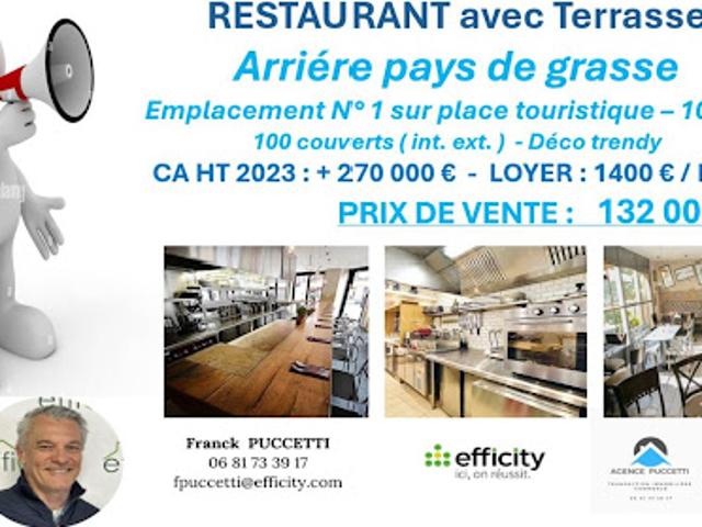 Vente Fond de commerce 100 m2 Saint Vallier de Thiey