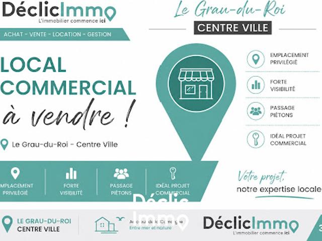 Vente Fond de commerce 1 pièce 14 m2 Le Grau du Roi