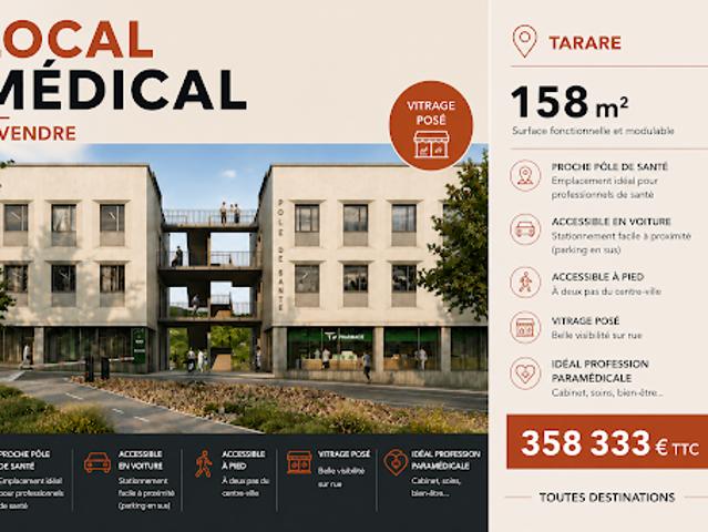 Vente Fond de commerce 1 pièce 158.1 m2 Tarare