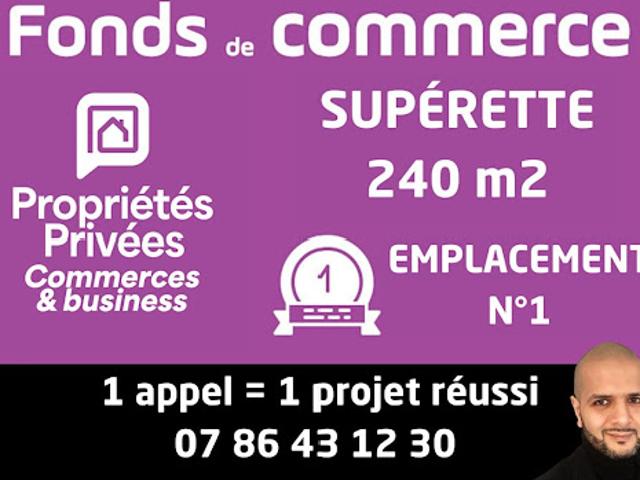 Vente Fond de commerce 240 m2 Amiens