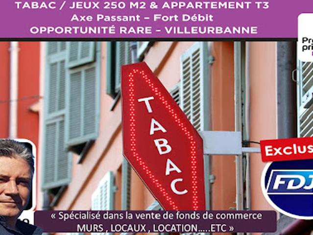 Vente Fond de commerce 250 m2 Villeurbanne