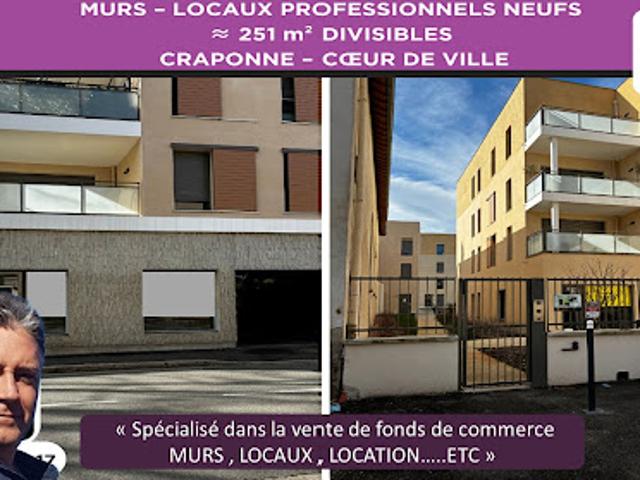 Vente Fond de commerce 251 m2 Craponne