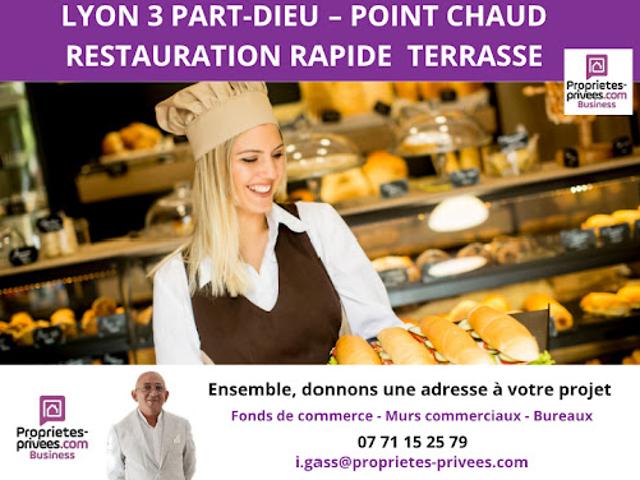 Vente Fond de commerce 30 m2 Lyon 3ème