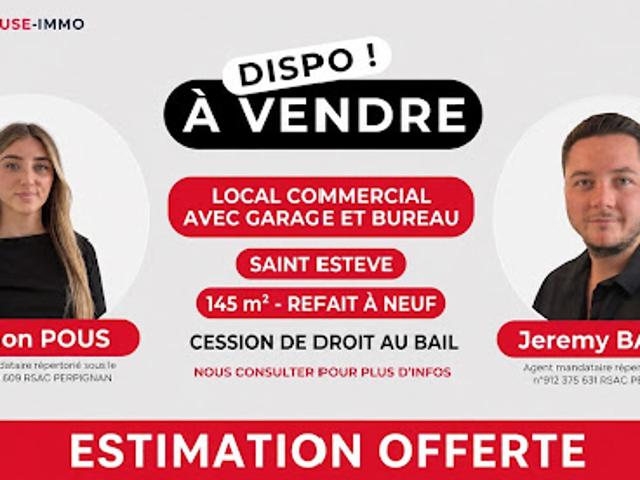 Vente Fond de commerce 2 pièces 145 m2 Saint Estève