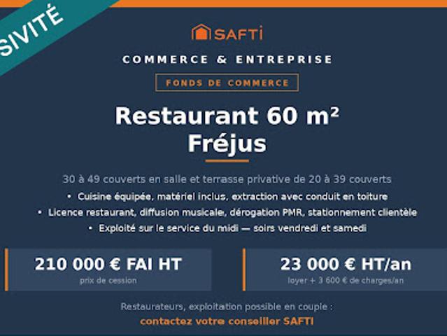 Vente Fond de commerce 2 pièces 105 m2 Frejus