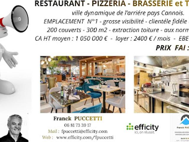 Vente Fond de commerce 300 m2 Peymeinade