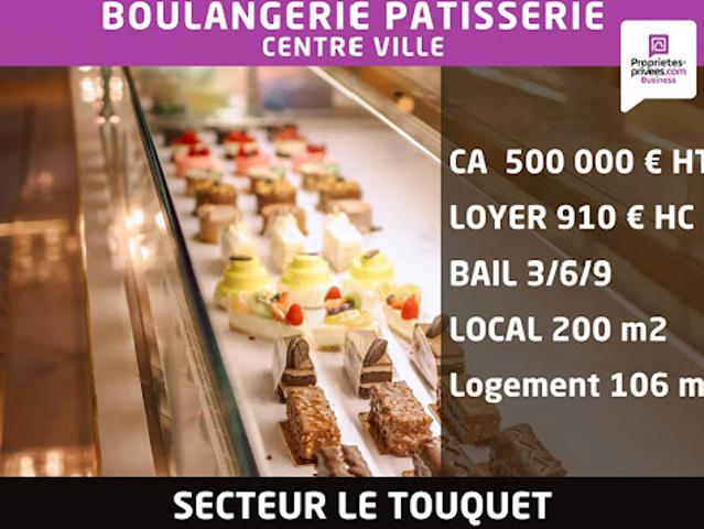 Vente Fond de commerce 306 m2 Le Touquet Paris Plage