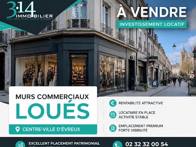 Vente Fond de commerce 3 pièces 30 m2 Evreux