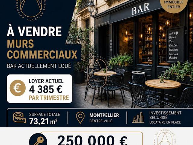 Vente Fond de commerce 3 pièces 73.21 m2 Montpellier