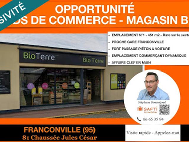 Vente Fond de commerce 451 m2 Franconville
