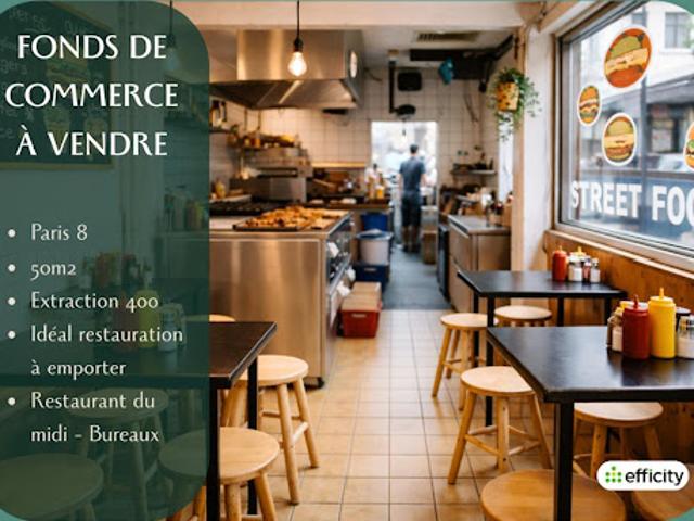 Vente Fond de commerce 48 m2 Paris 8ème