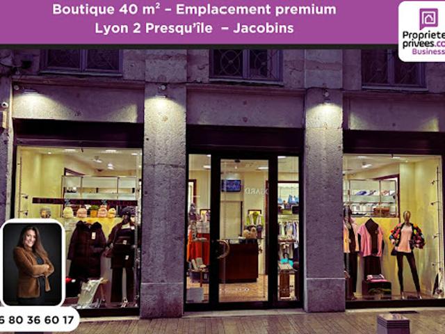 Vente Fond de commerce 40 m2 Lyon 2ème