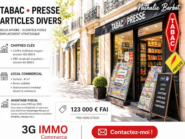 Vente Fond de commerce 41 m2 Sermaize les Bains