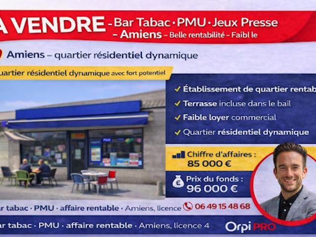 Vente Fond de commerce 42 m2 Amiens