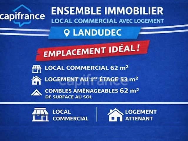 Vente Fond de commerce 5 pièces 115 m2 Landudec