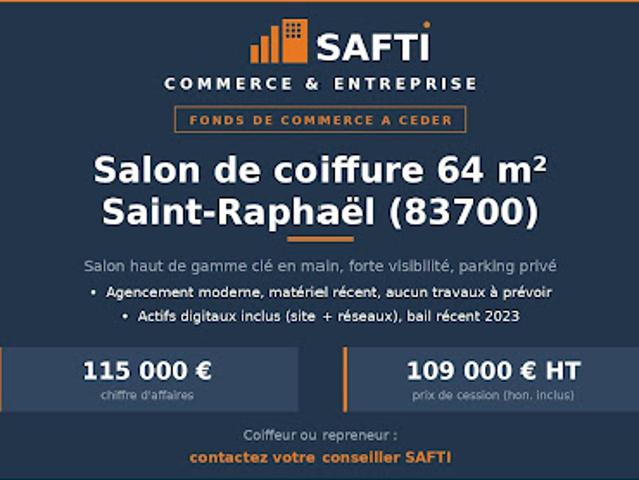 Vente Fond de commerce 64 m2 Saint raphael
