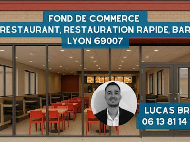 Vente Fond de commerce 63 m2 Lyon 7ème