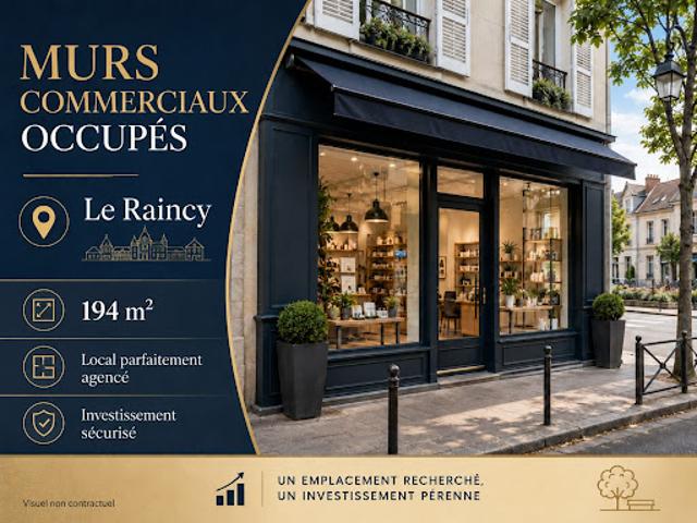 Vente Fond de commerce 6 pièces 194 m2 Le Raincy