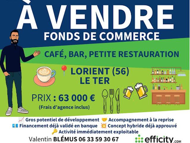 Vente Fond de commerce 77 m2 Lorient