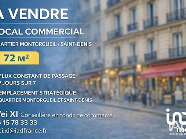 Vente Fond de commerce 72 m2 Paris 2ème