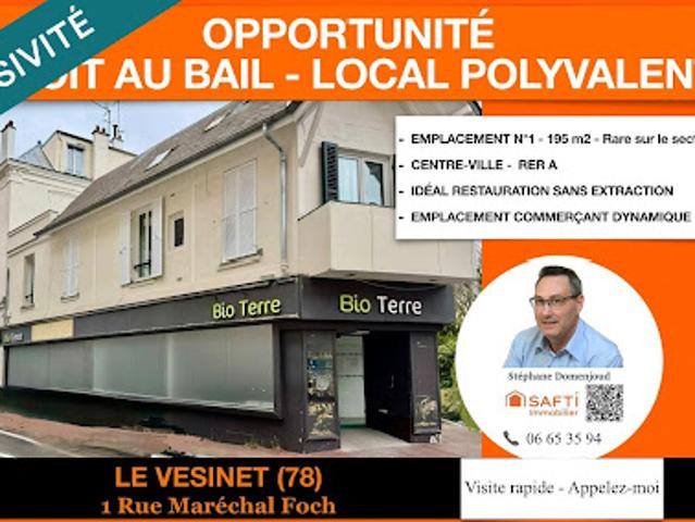Vente Fond de commerce 7 pièces 195 m2 Le Vésinet