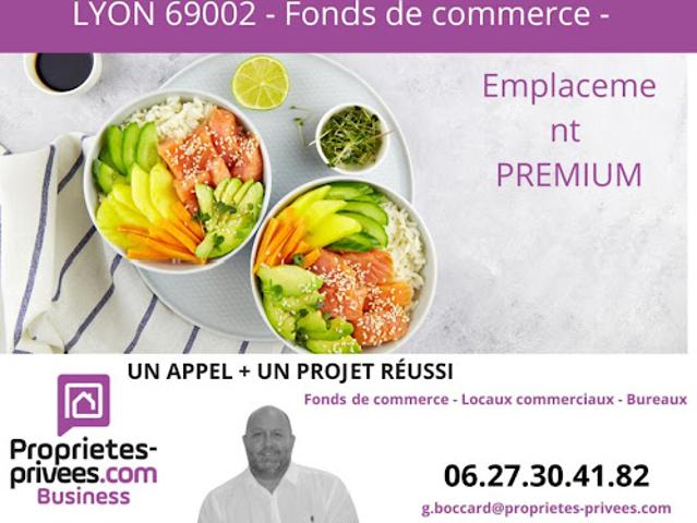 Vente Fond de commerce 86 m2 Lyon 2ème