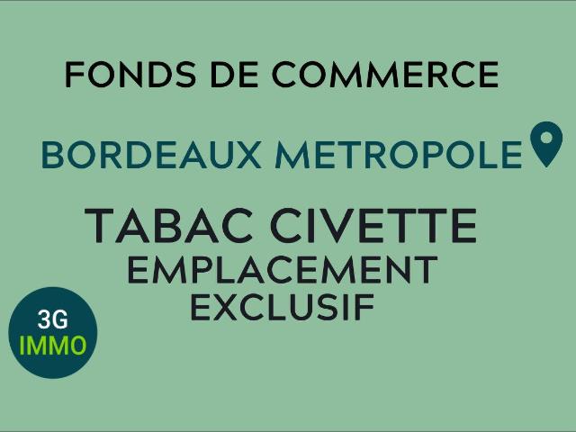 Vente fonds de commerce Tabac Presse FDJ à Bordeaux