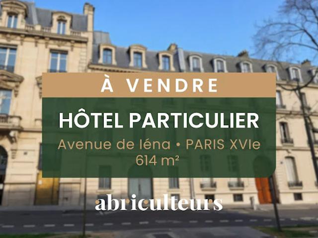 Vente Hôtel particulier 15 pièces 614.1 m2 Paris 16ème