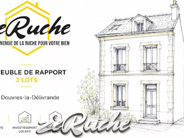 Vente Immeuble 4 pièces 78 m2 Douvres la Délivrande