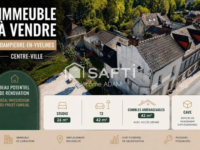 Vente Immeuble 0 pièces 68 m2 Dampierre en Yvelines