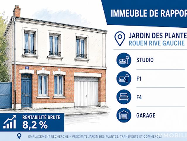Vente Immeuble 0 pièces 107 m2 Rouen