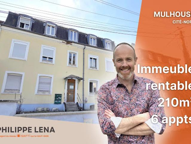 Vente Immeuble 0 pièces 210 m2 Mulhouse