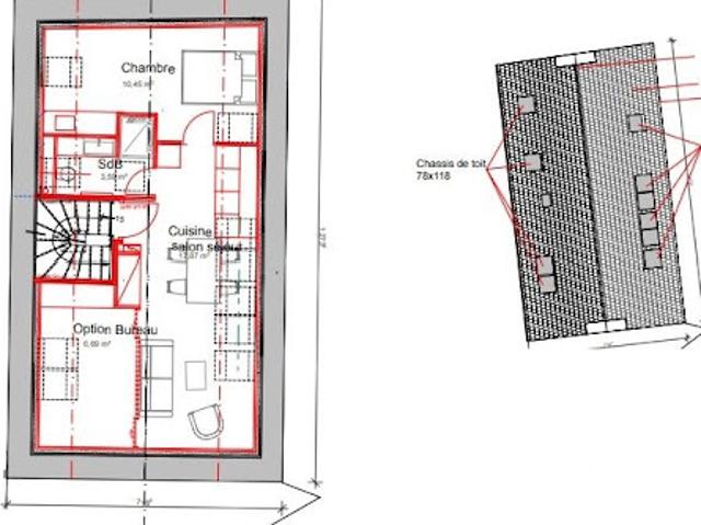 Vente Immeuble 0 pièces 38 m2 Saint Martin des Champs