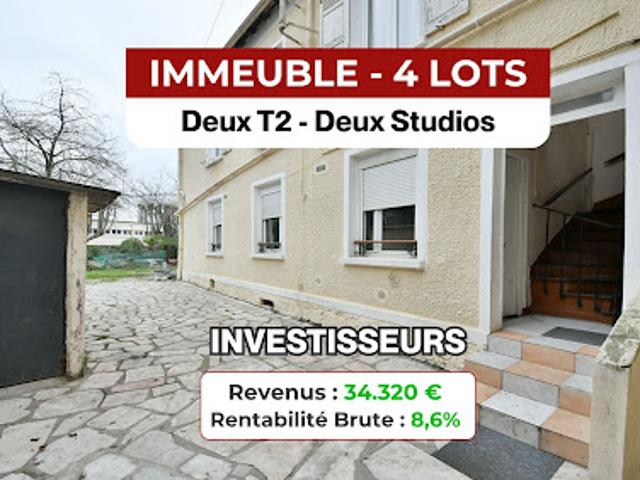 Vente Immeuble 108 m2 Villeneuve Saint Georges