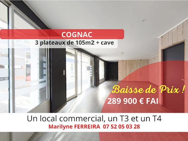 Vente Immeuble 10 pièces 226 m2 Cognac