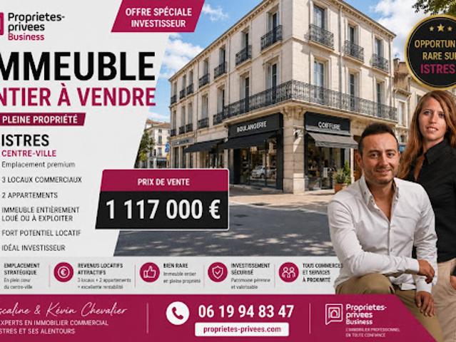 Vente Immeuble 10 pièces 380 m2 Istres