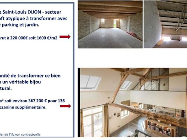 Vente Immeuble 136 m2 Dijon