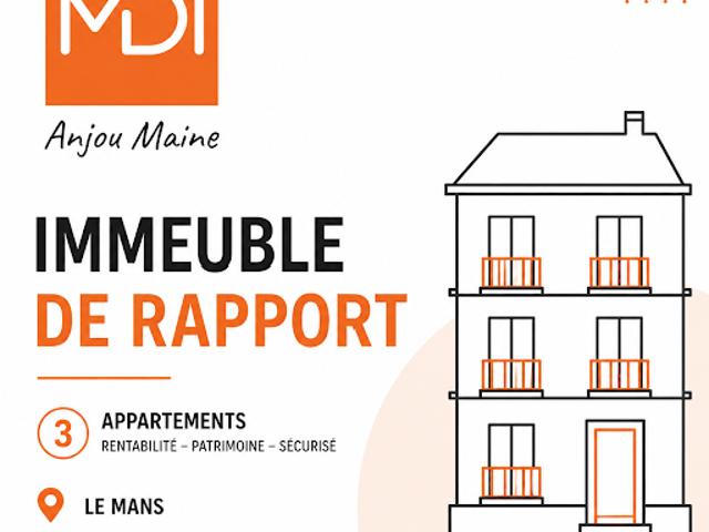 Vente Immeuble 0 pièces 137 m2 Le Mans