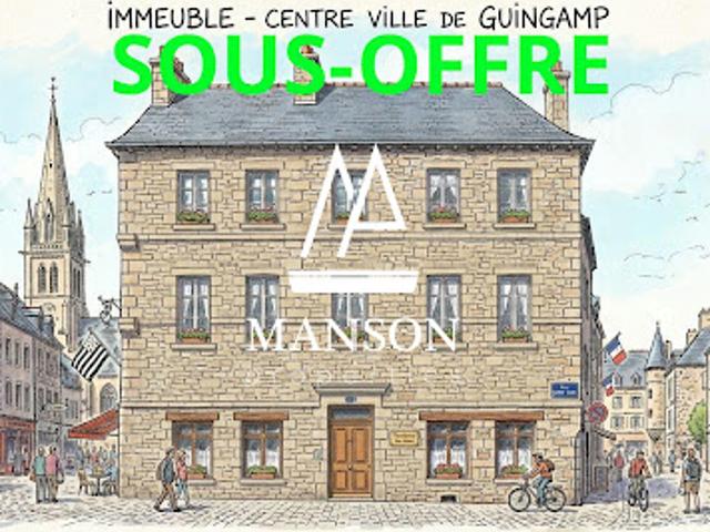Vente Immeuble 190 m2 Guingamp