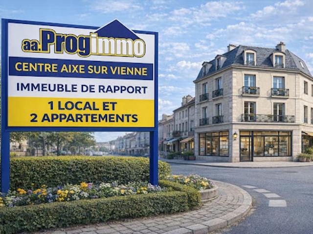 Vente Immeuble 3 pièces 225 m2 Aixe sur Vienne