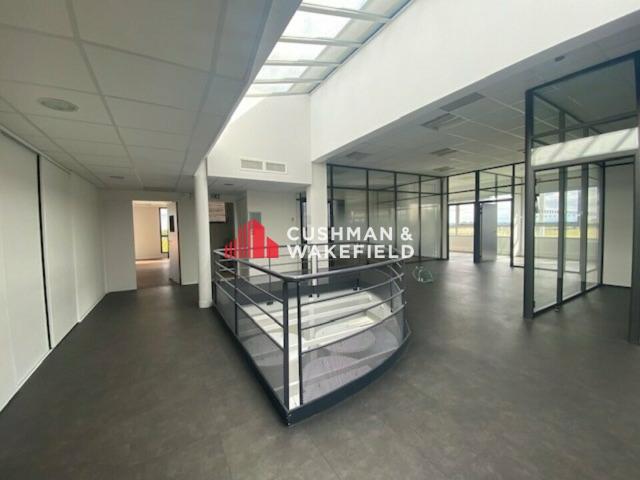 Vente immeuble bureaux Saint Lys Vue Pyrénées et parking