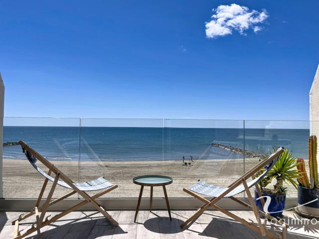 VENTE INTER ACTIVE APPARTEMENT PREMIERE LIGNE CARNON AVEC GA