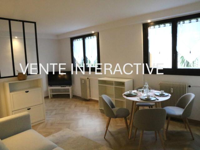 VENTE INTERACTIVE APPARTEMENT AVEC PARKING ET GARAGE