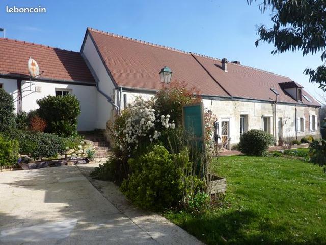 Vente | Longère | 6p | 3ch | 170 m² | Coudun | Expo Sud | Terrasse · Jardin
