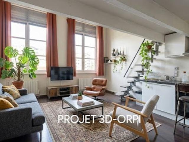 Vente Loft 2 pièces 51 m2 Lyon 4ème